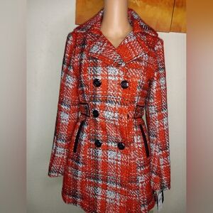 By & By Tweed Peacoat